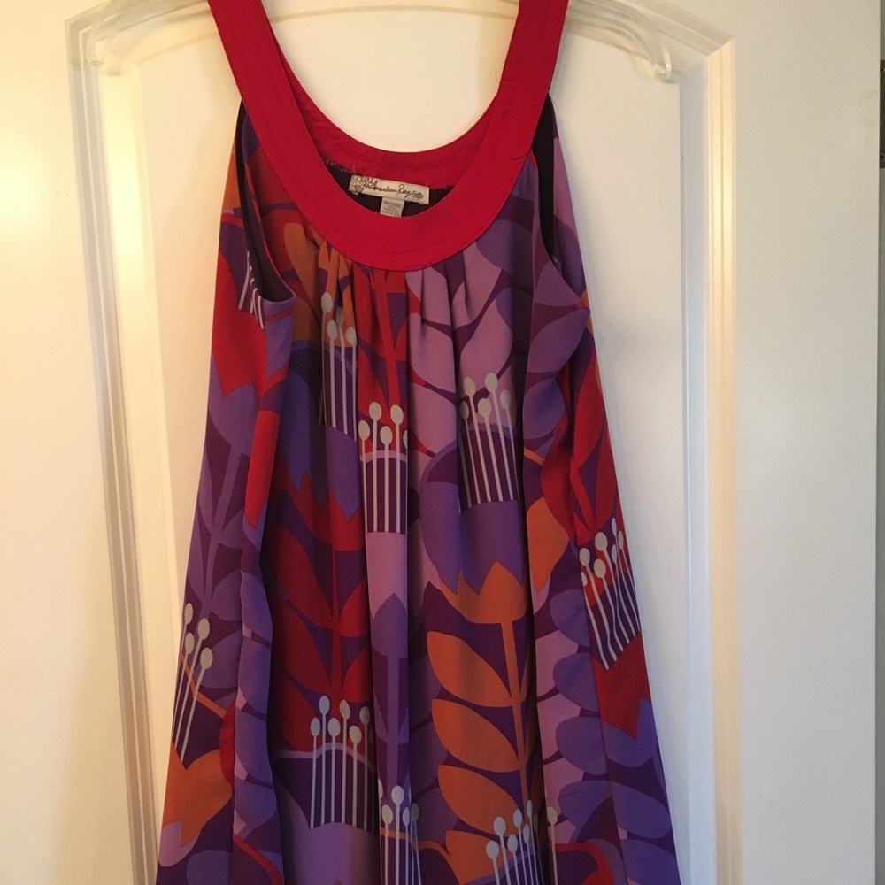 Little red and purple dress